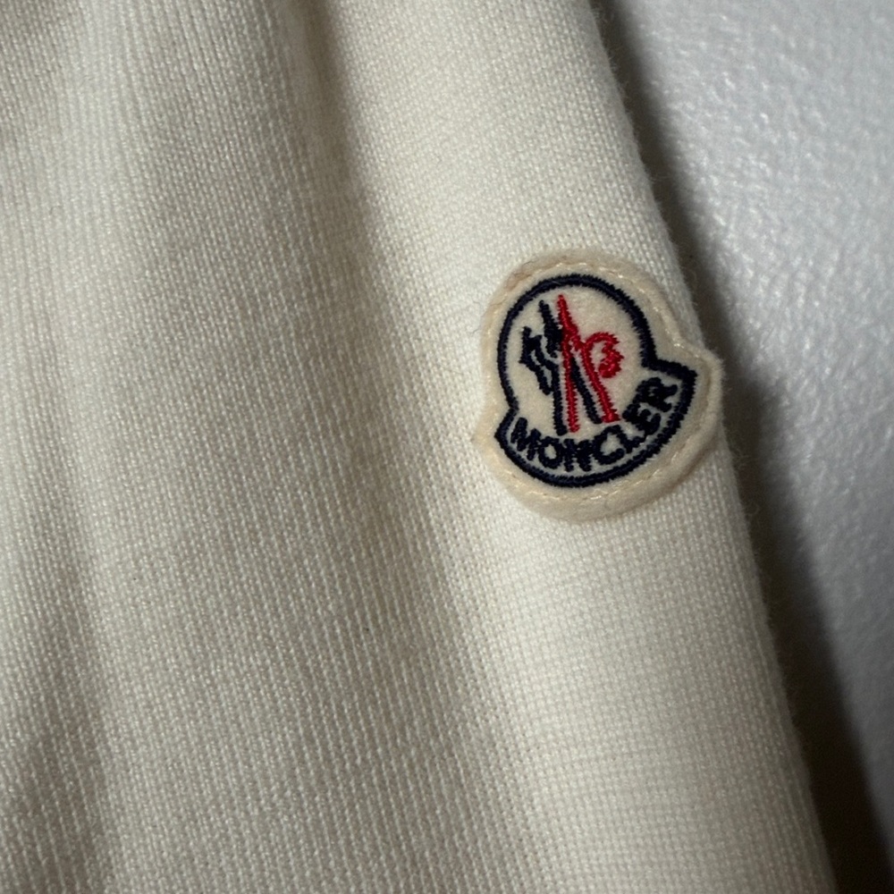 Moncler Women's Ivory Puffer Cardigan / Jacket - Picture 6 of 12